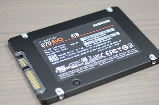 Samsung 870 EVO 4TB 2.5" SATA SSD (MZ-77E4T0) 90-99% Health Report Included