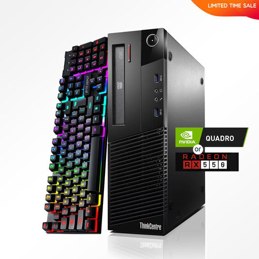 Lenovo Gaming PC Desktop Computer i7, 32GB RAM, Up to 2TB SSD NVIDIA Windows WIFI