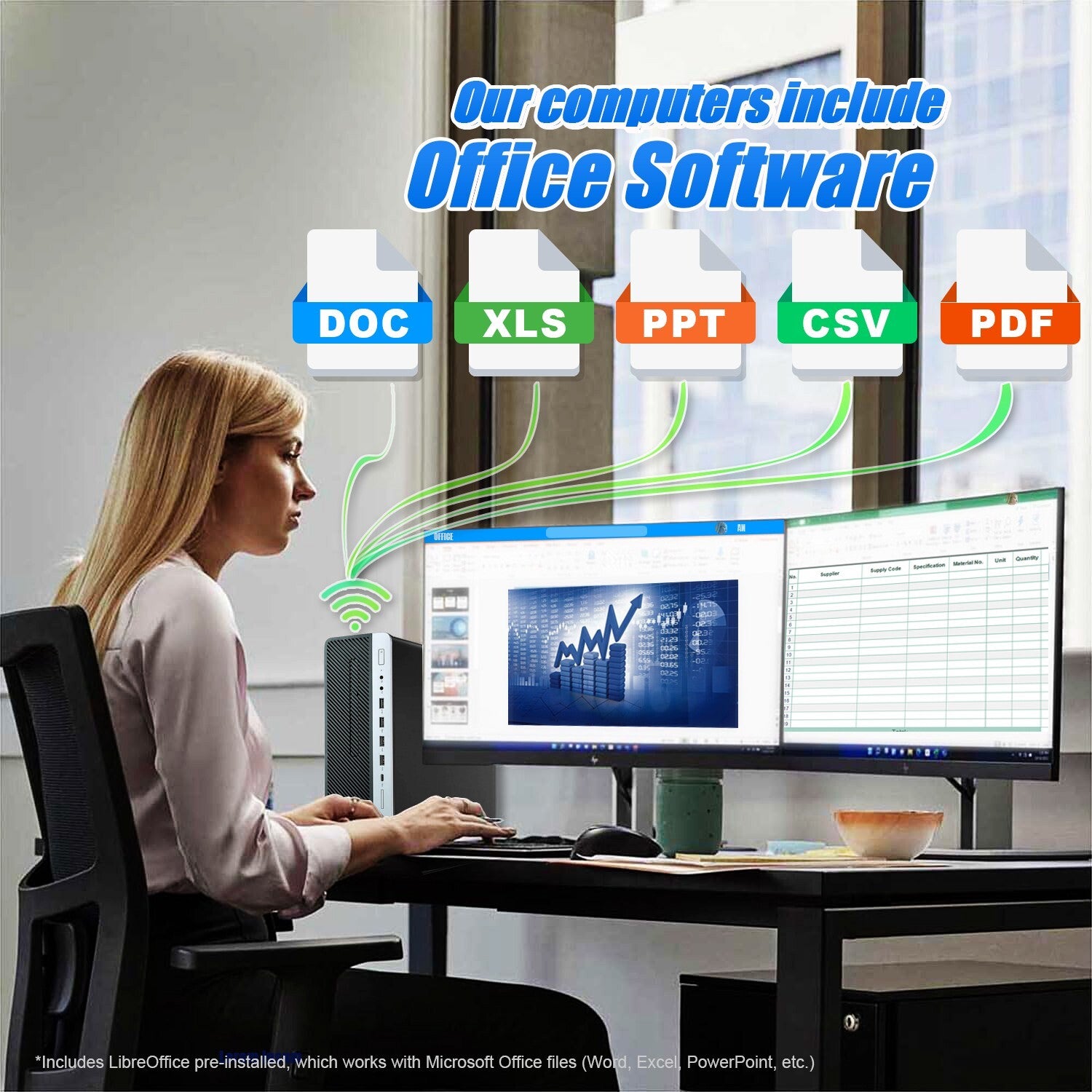 HP Desktop Computer PC i7 Workstation, Up to 32GB RAM 2TB SSD,Windows 11, DVD-RW