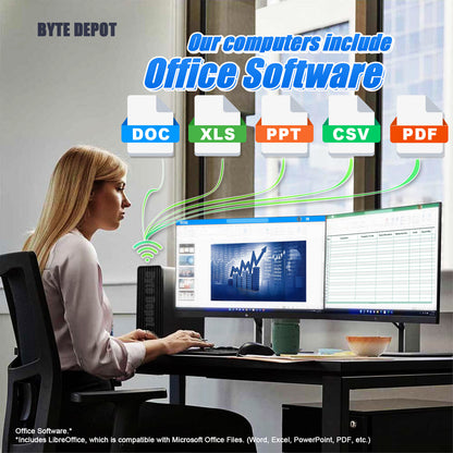 DELL Desktop Computer PC Up to i7 9TH, 64GB RAM 2TB SSD,  Windows 11,WIFI BT