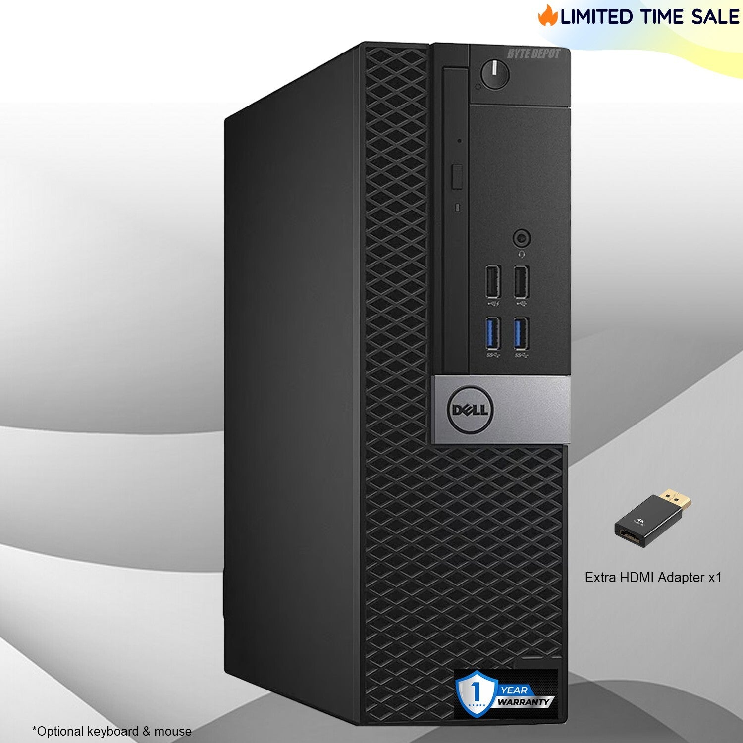 Dell Gaming PC Desktop Computer i5 7TH, Up to 64GB RAM, 5TB SSD,NVIDIA Windows