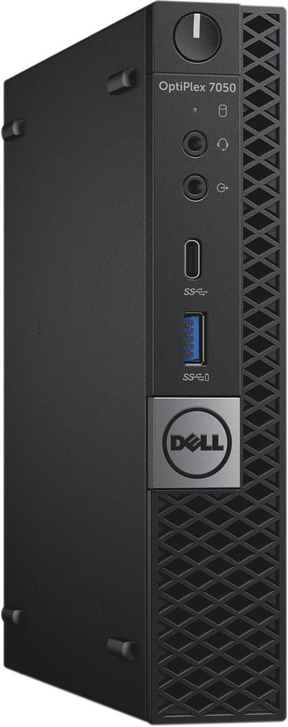 Dell OptiPlex 7050 Micro Tower (Intel Core i5-7500T, 8 GB, 128 GB M.2 SSD) Windows 10 Pro (Renewed)