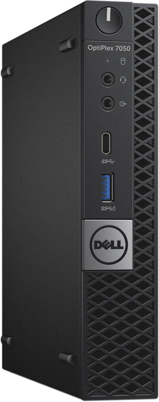 Dell OptiPlex 7050 Micro Tower (Intel Core i5-7500T, 8 GB, 128 GB M.2 SSD) Windows 10 Pro (Renewed)