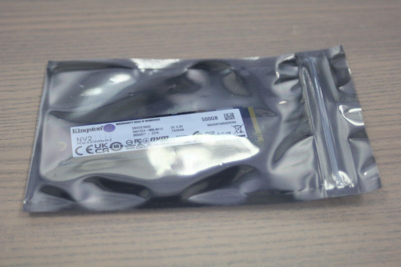 Kingston 500GB 512GB NVMe PCIe Gen3 SSD - M.2 2280 - 0M8PGP4512Q-AA /SNV2S-500G