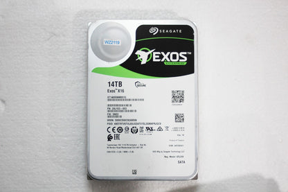 SEAGATE EXOS X16 2KJ103-003 14TB 3.5 SATA ST14000NM001G Enterprise HDD